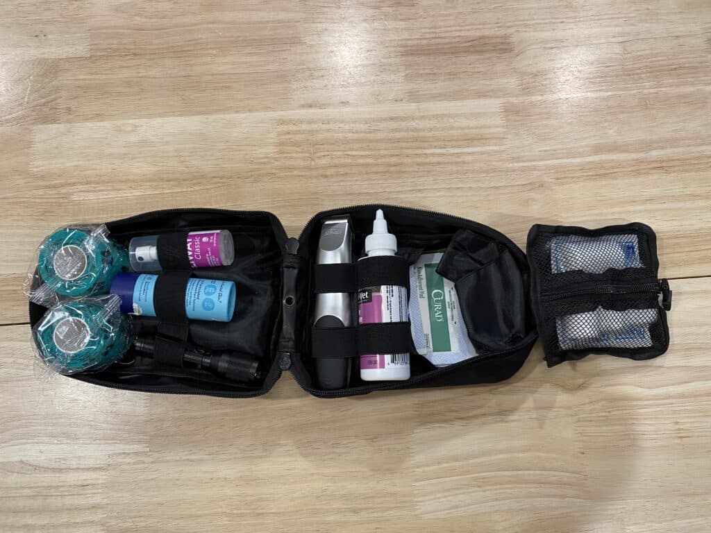 Cat First Aid Kit - made by the cat's owner